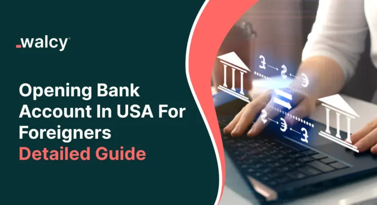 featured image of blog titled "Opening Bank Account In USA For Foreigners"
