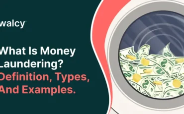 Feature image of a blog titled "what is money laundering"