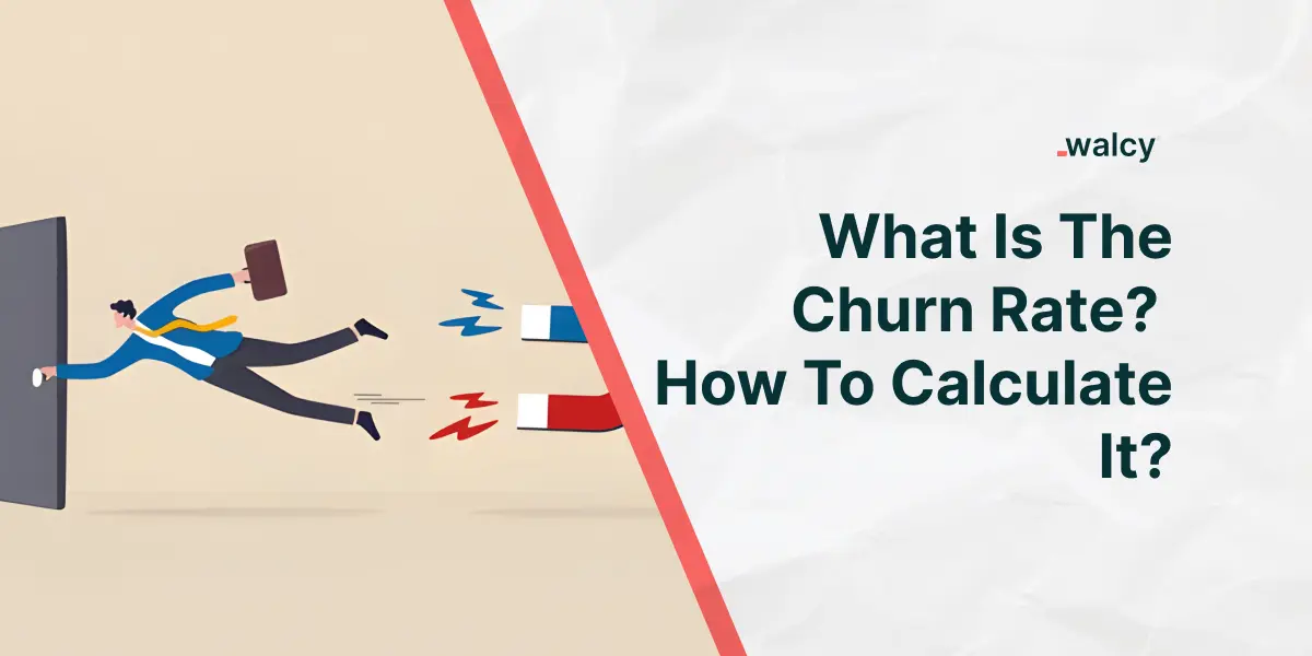 feature image of a blog titled churn rate