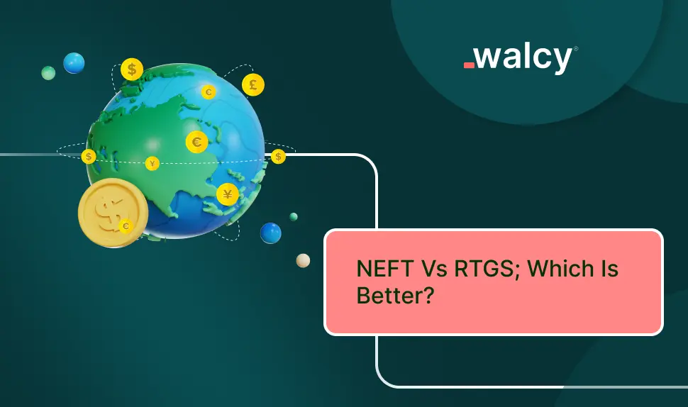 Feature image of a blog titled NEFT Vs RTGS