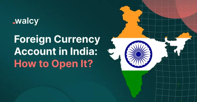 feature image of a blog titled foreign currency account in India