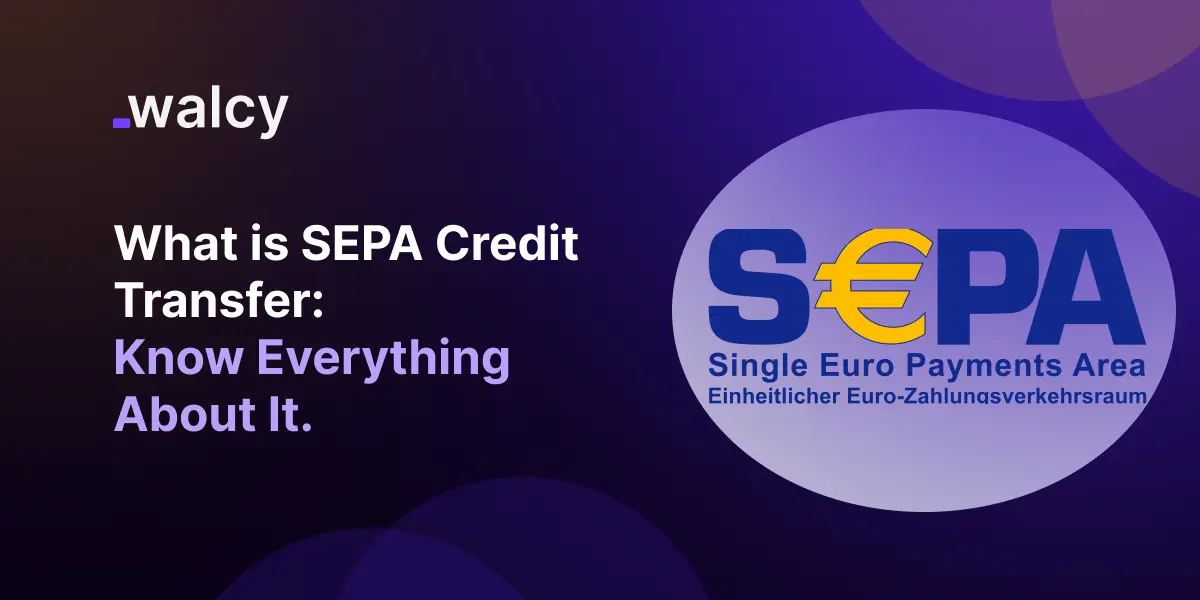 feature image of a blog titled SEPA Credit Transfer