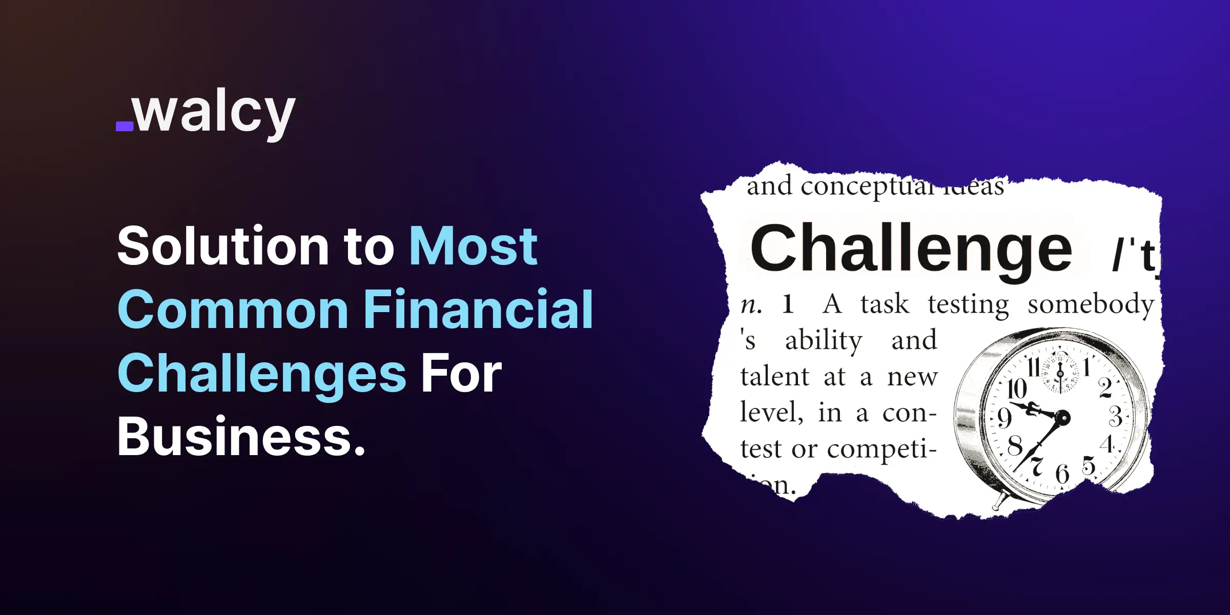 feature image of a blog titled most common financial challenges for business