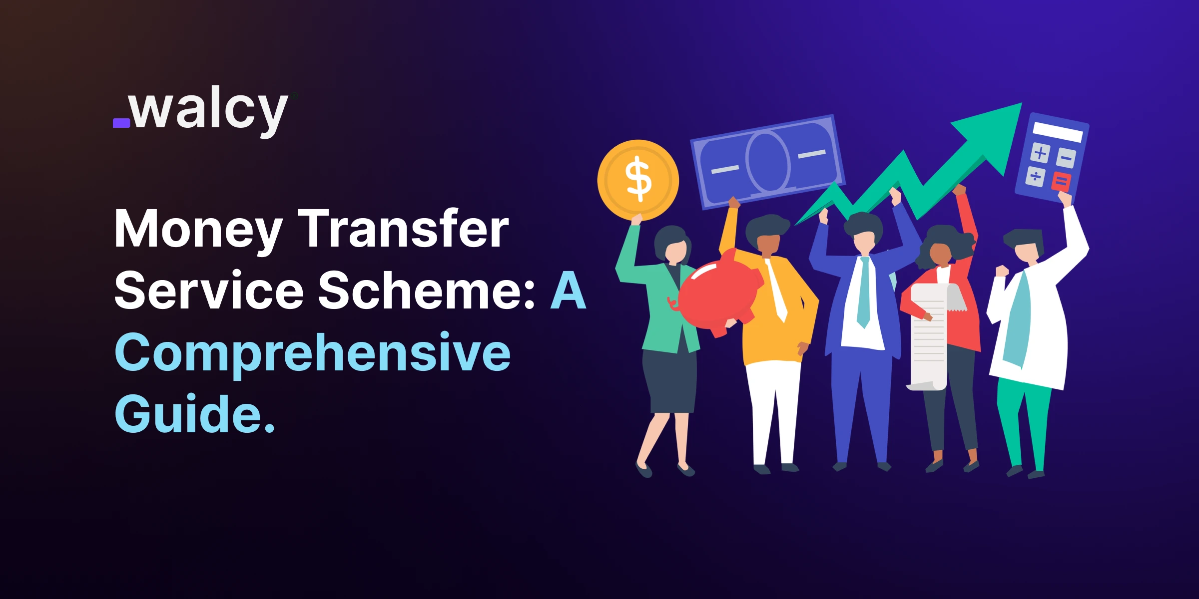 feature image of a blog titled money transfer service scheme