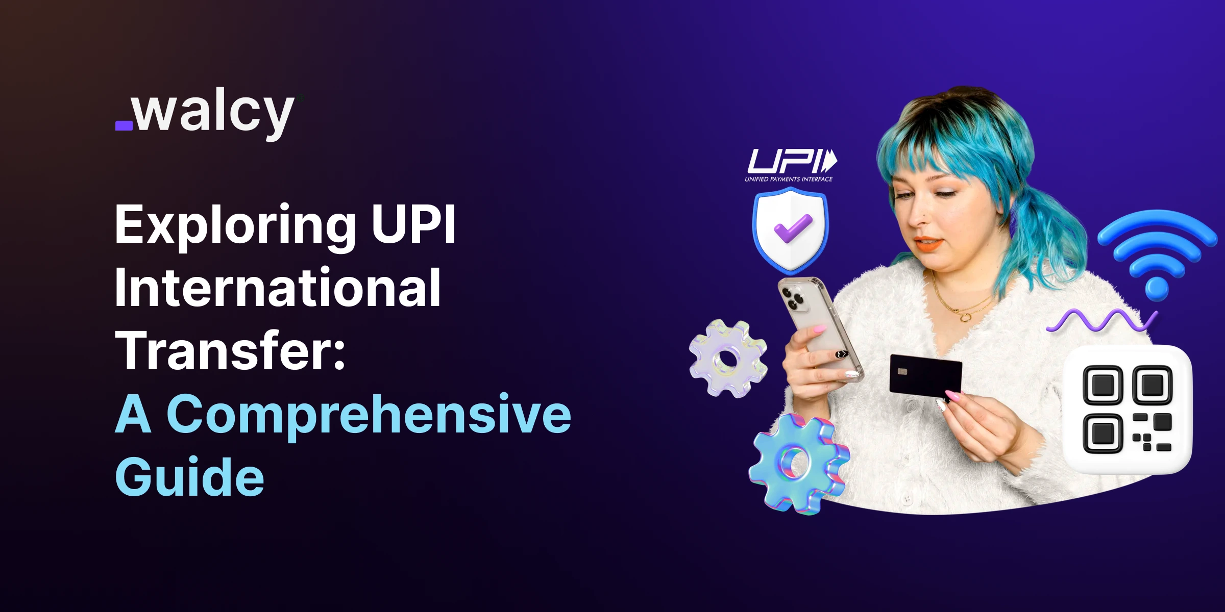 feature image of a blog titled UPI International Transfer