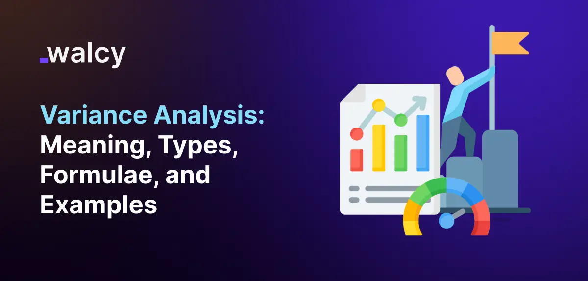 feature image of a blog titled what is Variance analysis