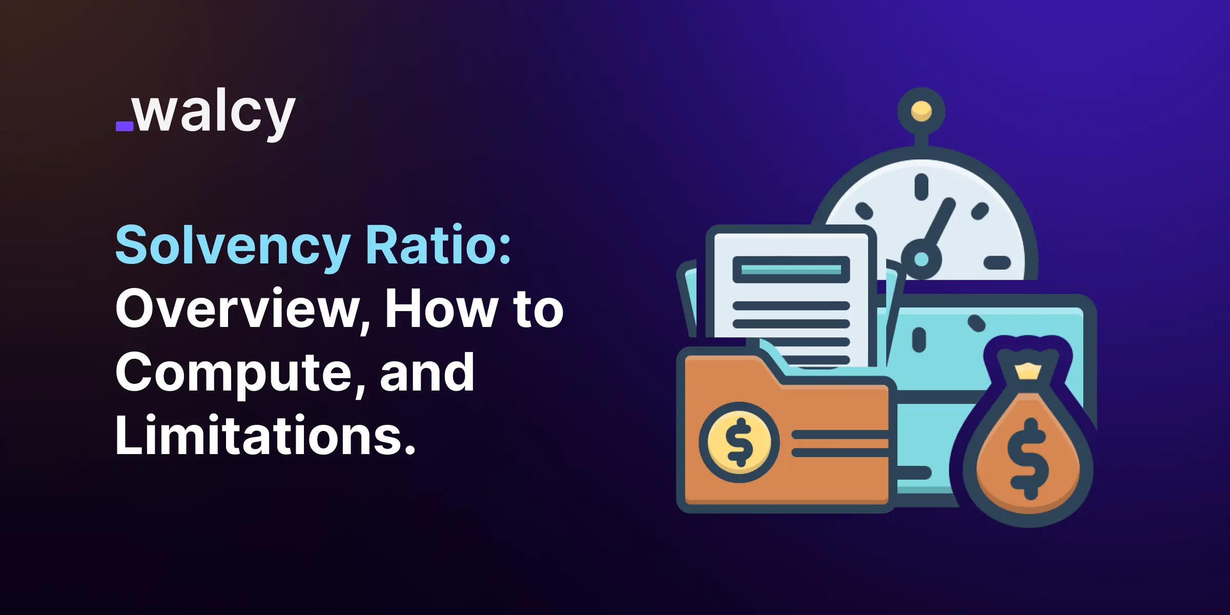 feature image of a blog titled Solvency Ratio