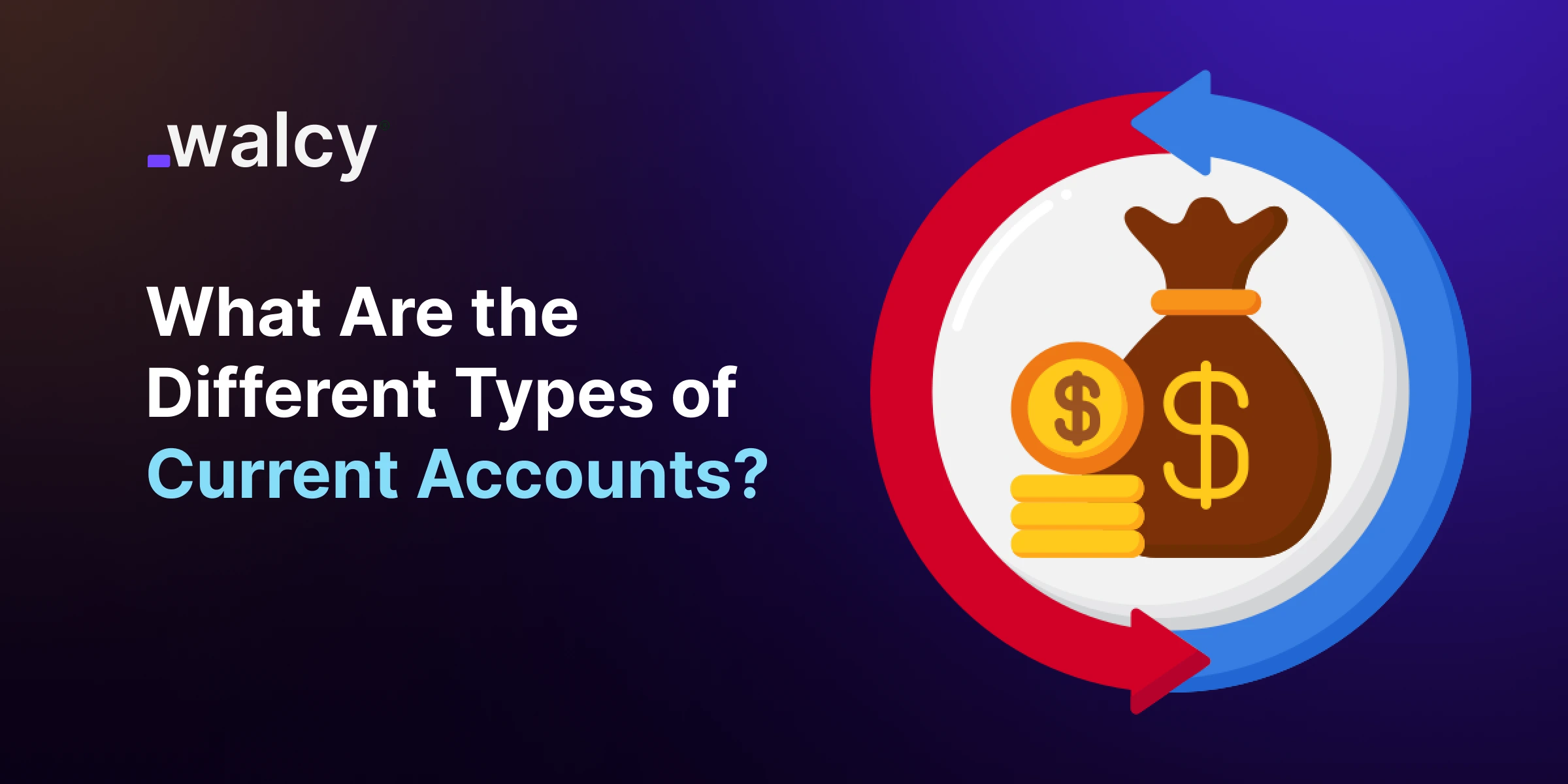 feature image of a blog titled Types of current account