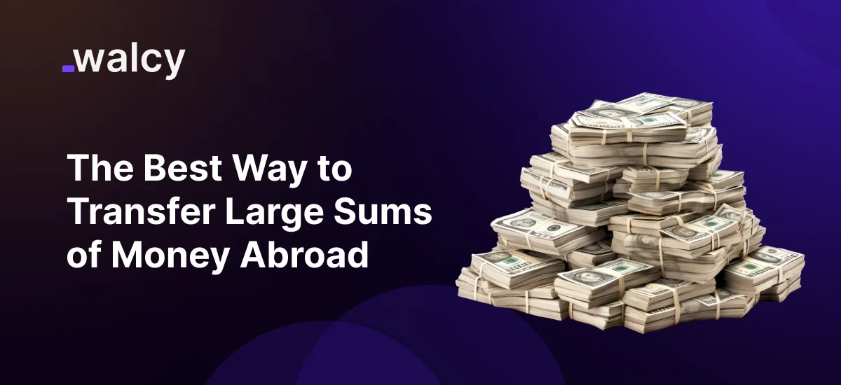 Feature Image Of A Blog Titled Transfer Large Sums Of Money Abroad