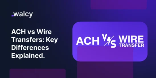 Feature Image Of A Blog Titled ACH Vs Wire Transfer